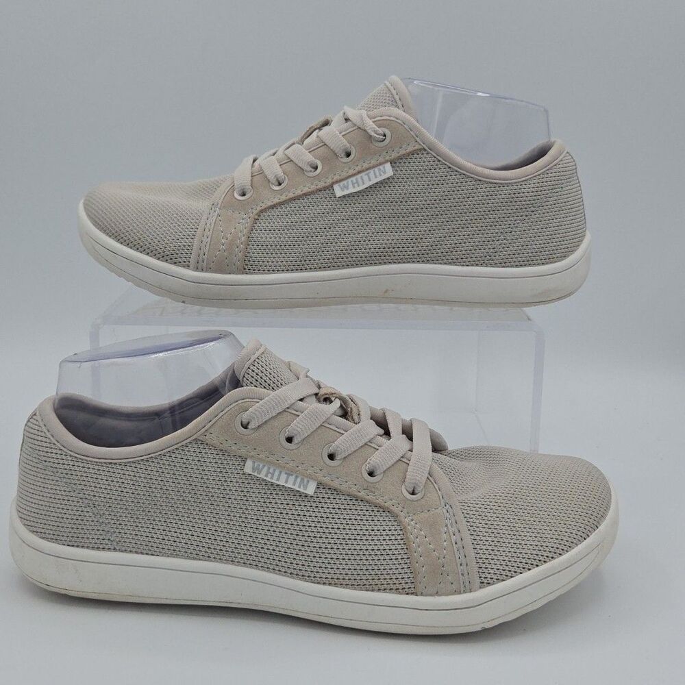 Sneakers Women’s WHITIN Minimalist W81 Beige Barefoot Zero Drop Sole US 8.5 EU38